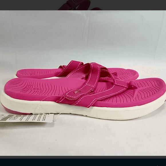 Coface Womens Orthotic Support Sandals, Hot Pink - Picture 8 of 9